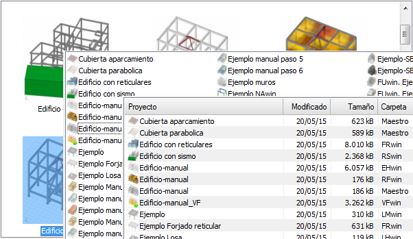 Modos de visualización